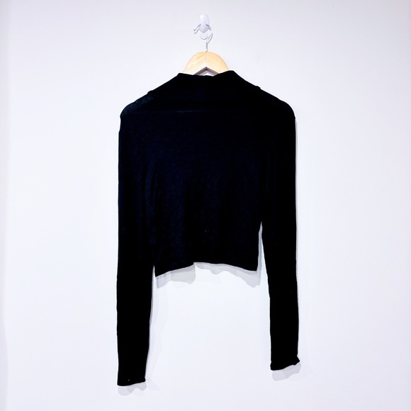 🌼NWOT🌼 LAIT DE POULE – Black maternity & nursing crop top | Size XL* - Picture 8 of 8